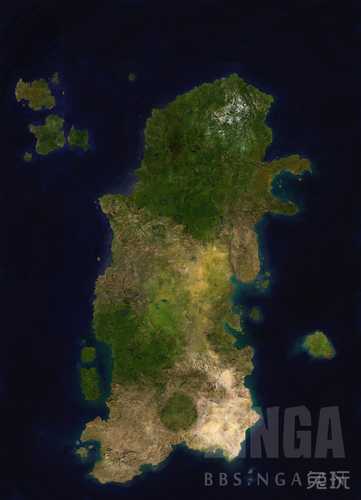 国外玩家热心制作:艾泽拉斯大陆卫星视图(2)