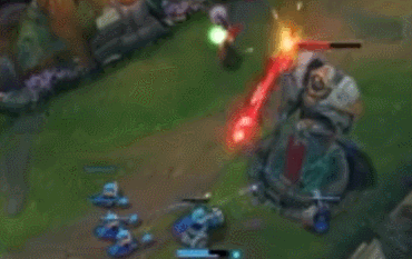 这个方法使用技巧就是先释放技能再闪现,如图ez先q再闪现,在他闪现