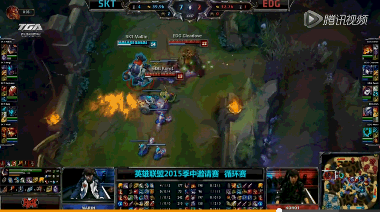【msi回顾】小组赛skt vs edg 多兰引发的血案(11)