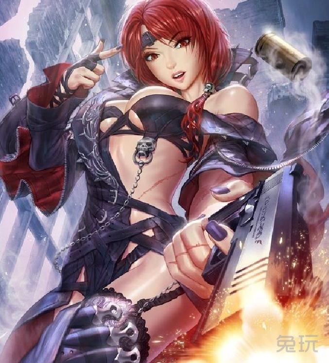 dnf精品同人美图图集 女枪二觉同人福利图(5)