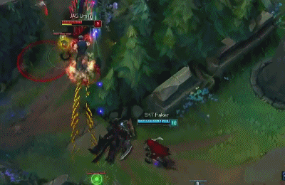 五秒七跳无敌carry faker新招牌英雄卡特_lol英雄联盟