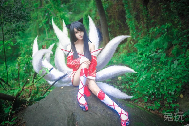 如梦似幻无限魅惑 气质美女cos九尾妖狐