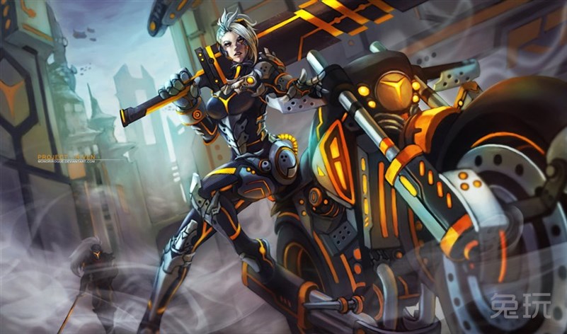 lol高清壁纸第二十二弹:霸气!合金亚索女警(12)