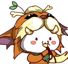 lol团子版头像 脑袋上长草萌萌哒 还有魄罗版