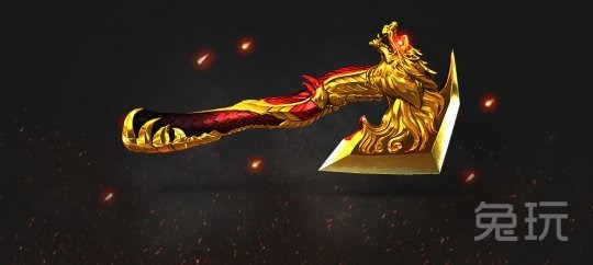 龙啸-英雄级武器 世界顶级武器收藏家制作的英雄级战斧l龙高清图片