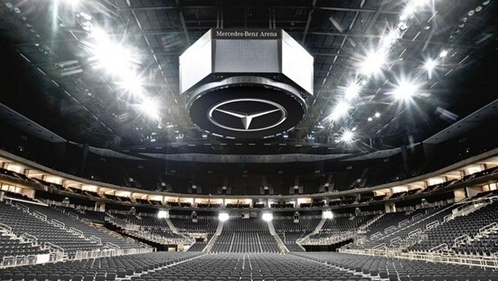 Mercedes benz arena,mercedes-benz 全球总决赛将在德国柏林的梅赛德斯奔驰体育场(mercedes-benz arena)