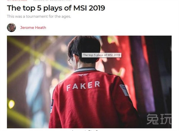 leacco_外媒评选MSI选手TOP5:Faker仍然排第一