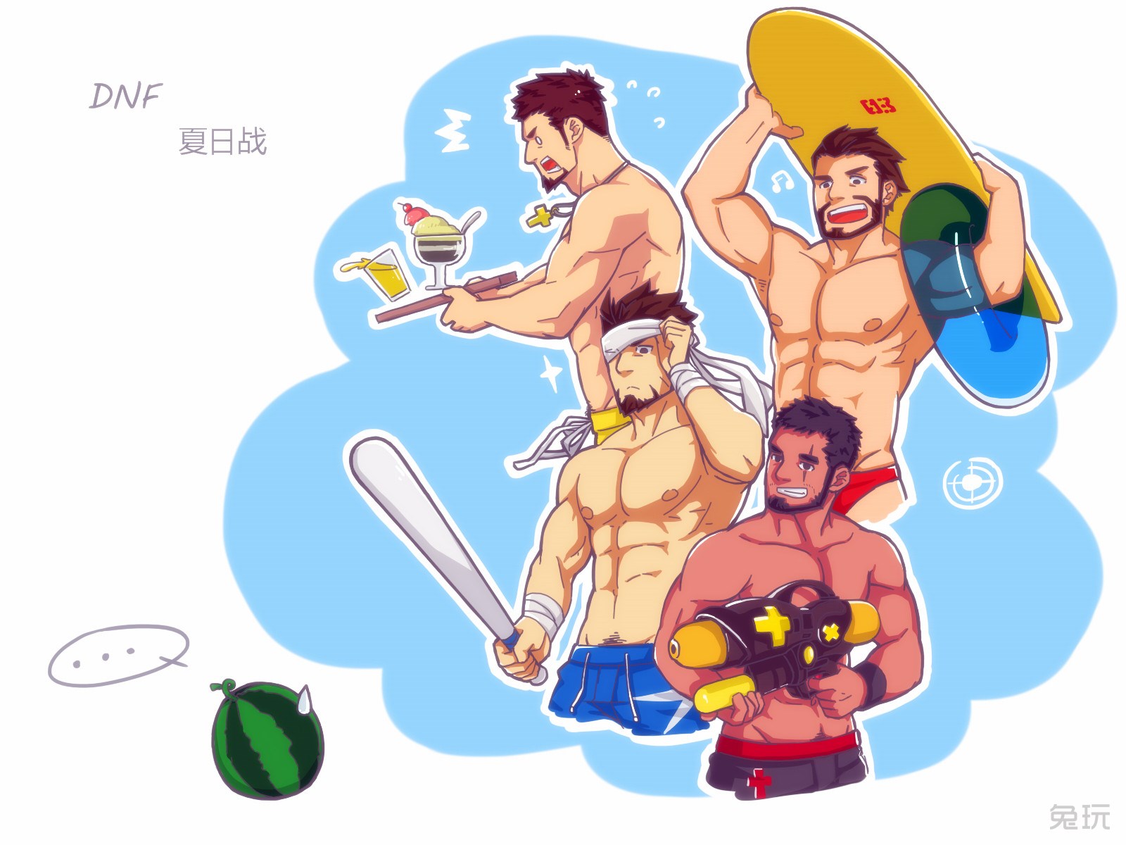 dnf精品同人美图图集 又是一波大叔基腐福利(4)