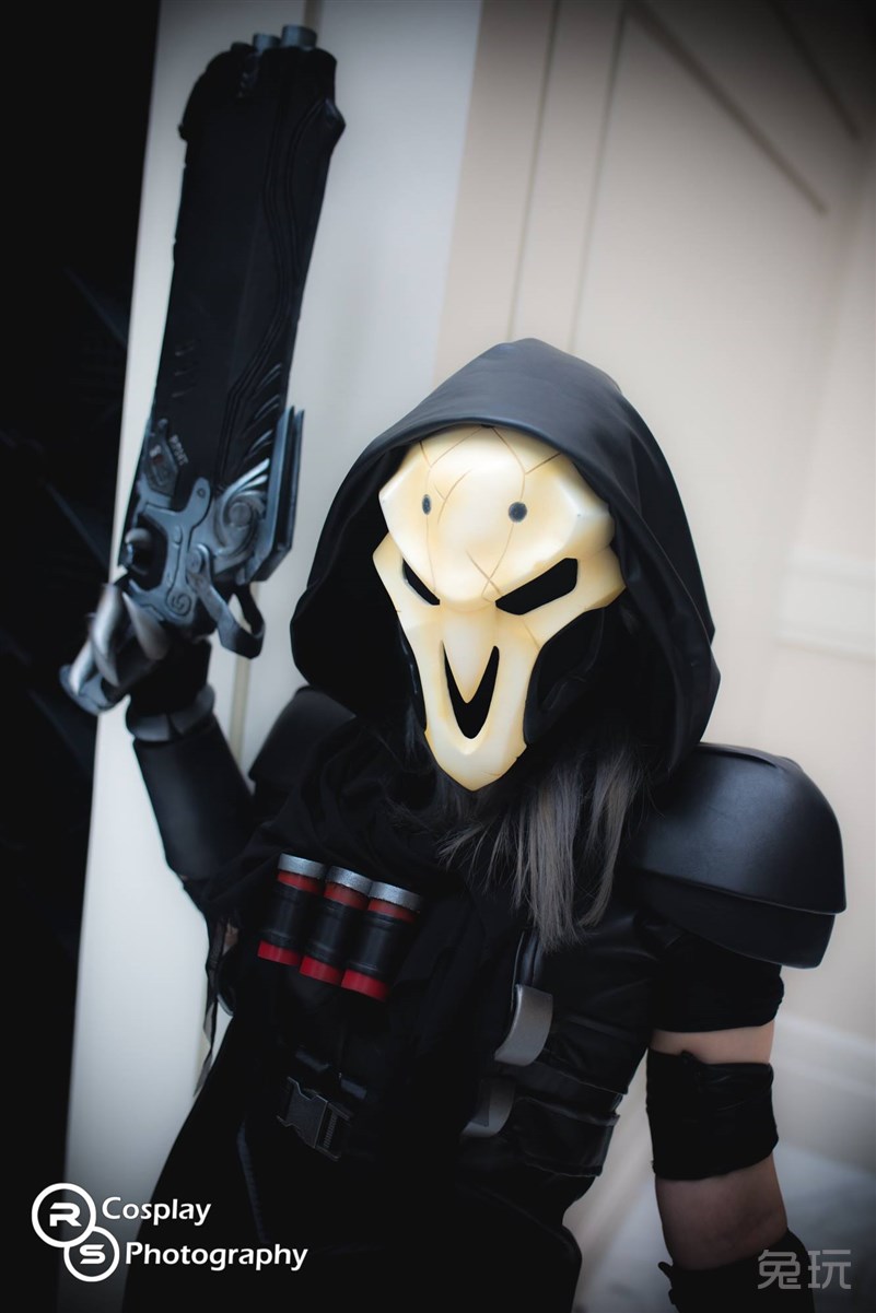 国外妹子cosplay高质量守望先锋死神(2)