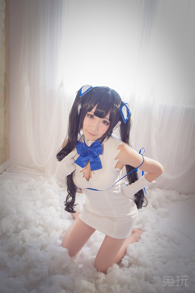 愿意成为我的眷族吗?黑白双色胸带衣cos(9)