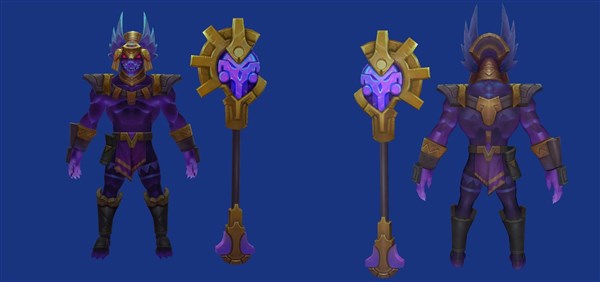 赫卡里姆下半身的造型与机械相似,威严的外观宛如战神, 大招现在会