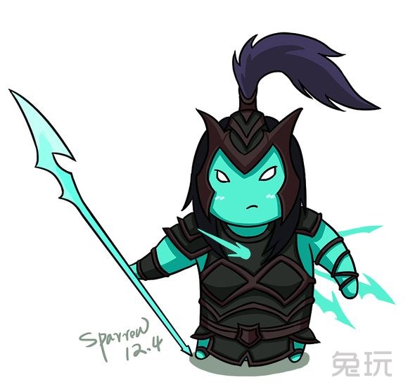 lol全英雄q胖版手绘 还有白胡子商店提莫爷爷(29)