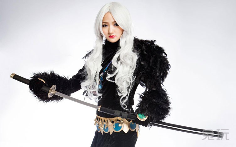 dnf精品同人cos美图图集 法师女鬼女枪暗夜(9)