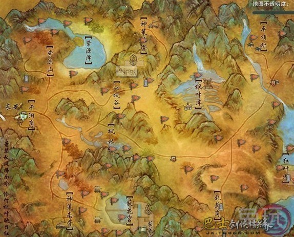 以下是三个地图的刷马点 金水镇 巴陵县 枫华谷