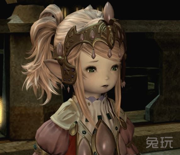 最终幻想14帅气又可爱npc 娜娜莫女王最可爱