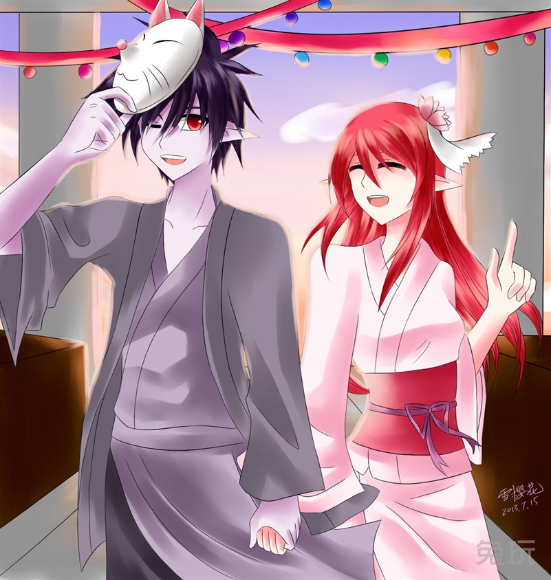 dnf同人美图精选系列 男女法男女枪cp同人(5)